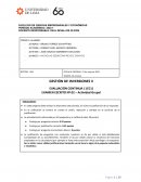 Examen gestion de inversiones