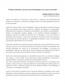 El trabajo colaborativo como eje rector del aprendizaje