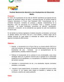 Festival Nacional de Atención a los Graduandos de Educación Media