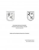Análisis del Plan Estatal de Desarrollo en Querétaro
