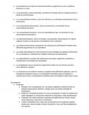Mapa mental escrito de las relaciones del ecosistema y microorganismos
