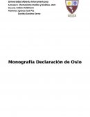Monografía Declaración de Oslo