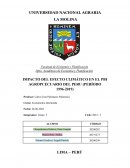 Impacto del efecto climático en el PBI agropcecuario del Perú (período 1996-2019)