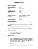 Test de Articulación de Melgar