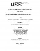 Informe de Investigación de la terapia conductual en el Perú