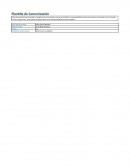 Plantilla de Comunicación
