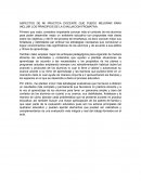 Aspectos de mi práctica docente que puedo mejorar para incluir los principios de la evauación formativa