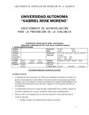 Cuestionario de autoevaluación prevencion de la violencia