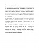 Diversidad cultural en México