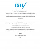 Implementación de guardería para el Centro de Entrenamiento Power Plate