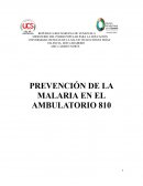 Prevención de la malaria en el ambulatorio