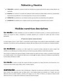 Medidas numéricas descriptivas