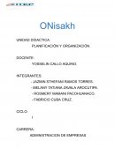 Unidad didactica: Planificación y organización