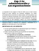 Importancia de los gerentes