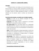 Legislación laboral conceptos
