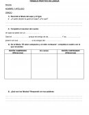 Trabajo evaluativo de lenguaje