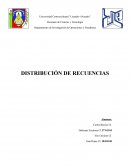Distribución de recuencias