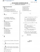 Aplicaciones e interpretación nm