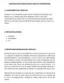Construcción de resolución de conflicto interpersonal