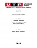 Elaboración del plan estratégico