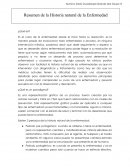 Resumen de la história natural de la enfermedad