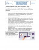 Administración de los accesos en una base de datos