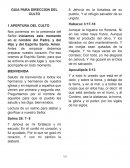 Guia para direccion del culto