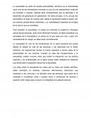 La sexualidad es parte de nuestra personalidad