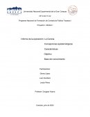 Informe de la exposición: La Ciencia. Concepciones epistemológicas