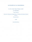 La inclusión en un mesosistema