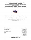 Manual de prevención de riesgos disergonomicos para la biblioteca pública “Estela de Salazar”