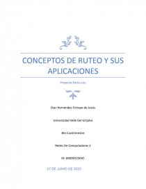 Conceptos de ruteo y sus aplicaciones. Página 1