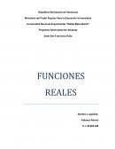 Funciones reales