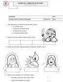 Examen religión