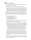 Legislación en Compras públicas