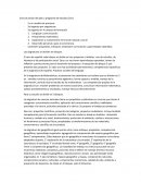 Estructuracion del programa de estudios 2011