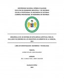 Desarrollo de un sistema de inteligencia artificial para el hallazgo de errores en los registros académicos de la unheval, 2023