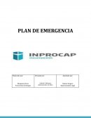 Plan de emergencia