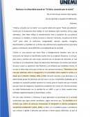 Rechazo a la diversidad sexual en “Cristina, envuelta por la noche”