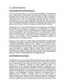 Antecedentes Internacionales y Nacionales para un modelo de negocio de restauntante