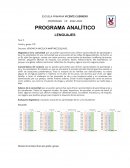 Programa analitico quinto grado