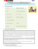 Experiencia de Aprendizaje. Inglés como Lengua Extranjera