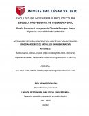 Diseño Estructural incorporando Fibra de Coco para losas aligeradas en una Vivienda Unifamiliar