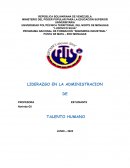 Liderazgo en la administración de talento humano