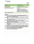 Evidencia #2: Propuesta de un programa social que colabore en la modificación de actitudes grupales para disminuir el riesgo de conflictos