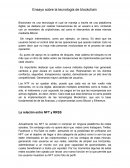 Ensayo sobre la tecnología de blockchain