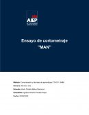 Ensayo de cortometraje "Man"