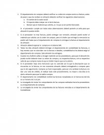 Proceso de compras y almacén. Página 1