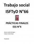 Informe trabajo social practicas