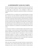 La contaminación y su rol en el planeta